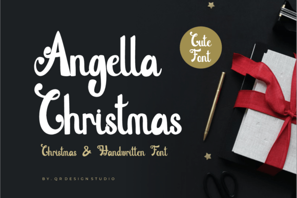 Angella Christmas: A Handwritten Font for Makers