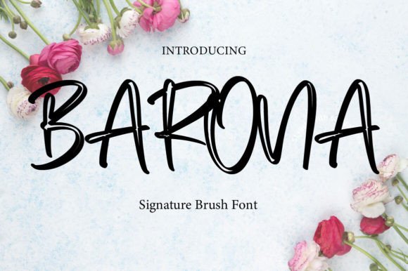 Barona: A Handwritten Font for Authentic Branding
