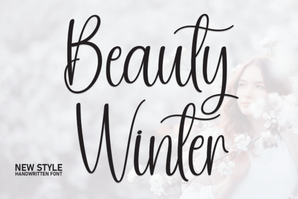 Beauty Winter Font: A Handwritten Typeface for Warm Branding