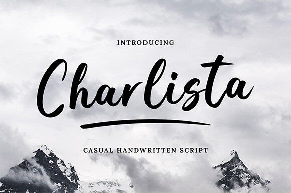 Charlista: A Modern Handwritten Font for Editorial Design
