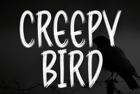 Creepy Bird: A Playful Typeface for Editorial Design