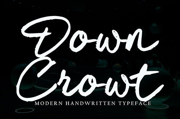 Down Crowt: The Elegant Script Font for Handmade Brands