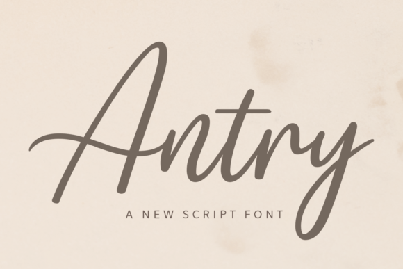 Elevate Your Brand with the Antry Typeface