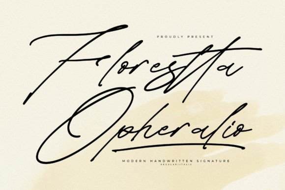 Florestta Opheralio: A Modern Handwritten Typeface for Editorial Design