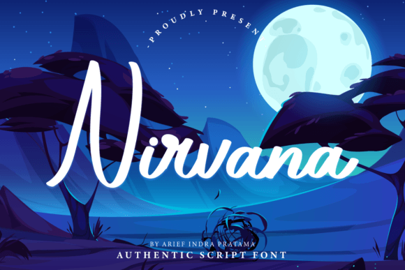 Nirvana: An Authentic Script Font for Editorial Design
