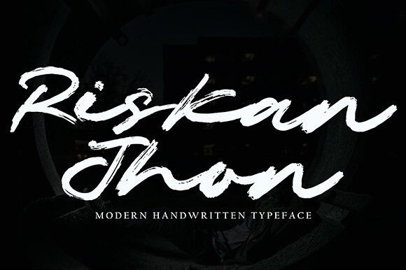 Riskan Jhon: A Premium Script Font for Web Design