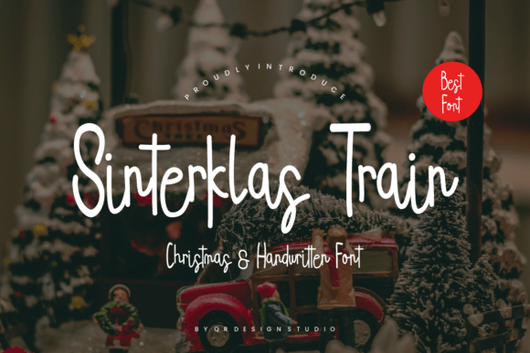 Sinterklas Train: A Handwritten Font for Polished Branding