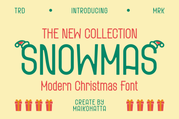 Snowmas: A Festive Typeface for Editorial Design
