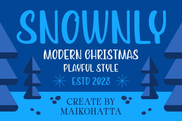 Snownly: A Festive Script Font for Holiday Branding