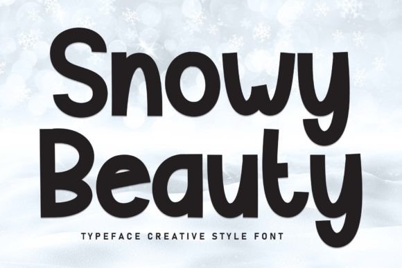 Snowy Beauty: A Handwritten Font for Makers and Sellers