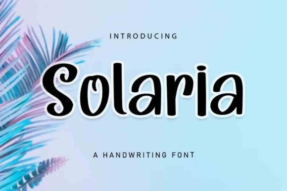Solaria Font: A Playful Typeface for Modern Branding