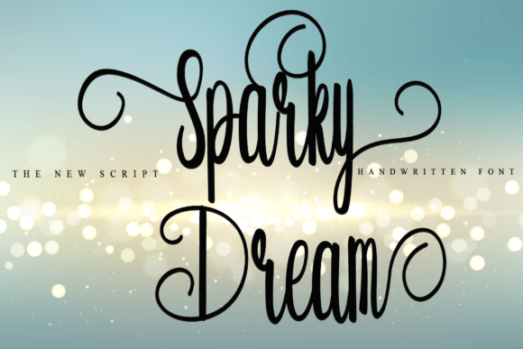 Sparky Dream: A Playful Handwritten Font for Editorial Design