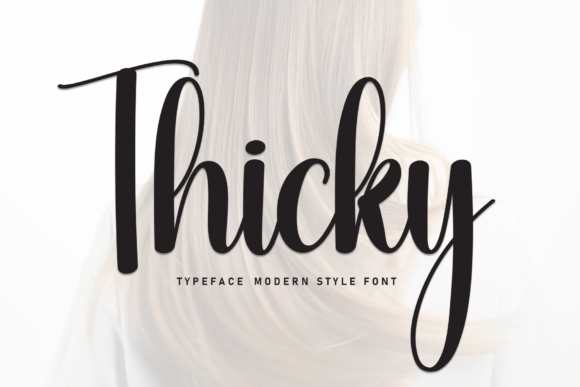 Thicky Font: The Perfect Handwritten Typeface for Crafters