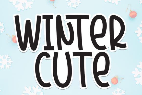 Winter Cute Font: A Playful Typeface for Editorial Design