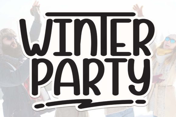 Winter Party Font Review: A Sweet Handwritten Typeface for Branding