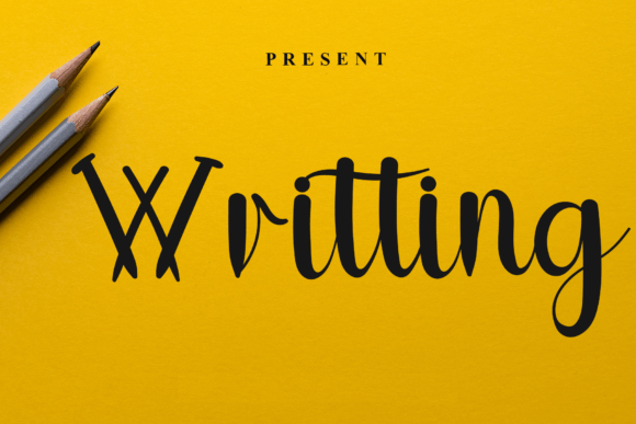 Writting: A Modern Handwritten Font for Editorial Design